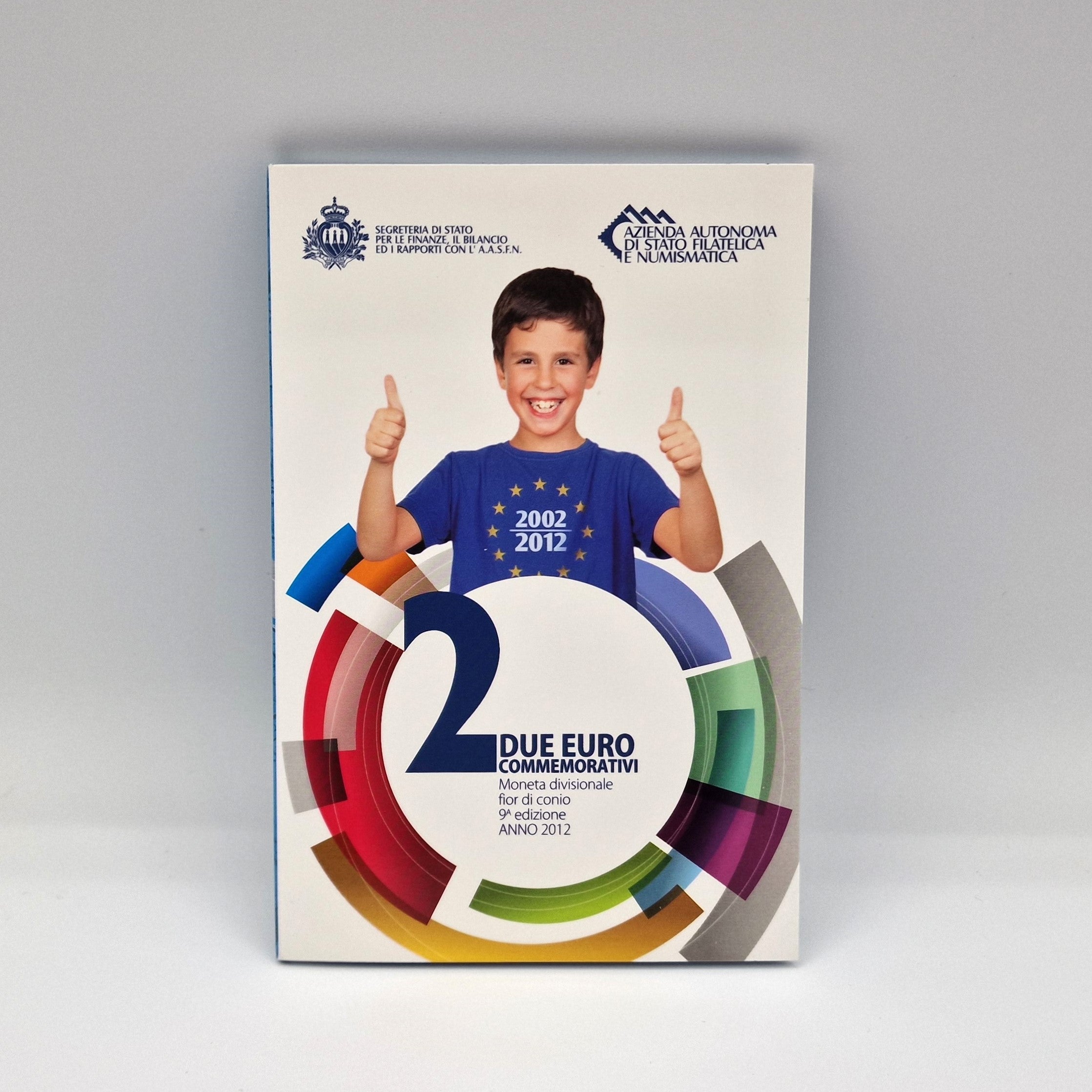 2012 TYE "10 Anos do Euro" - 2€ San Marino Coincard